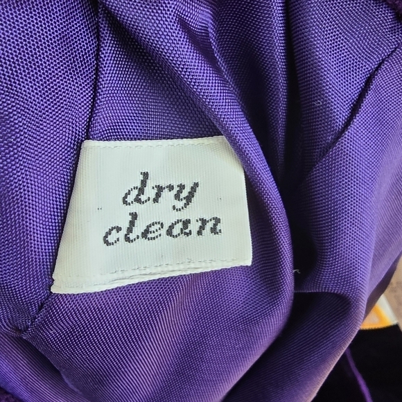 PENDLETON Vintage Pure Virgin Wool Midi Pencil Skirt Lined Purple Womens Size 10 - Picture 15 of 15